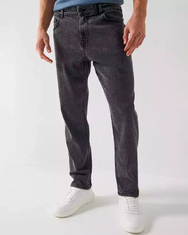Denim slim tapered