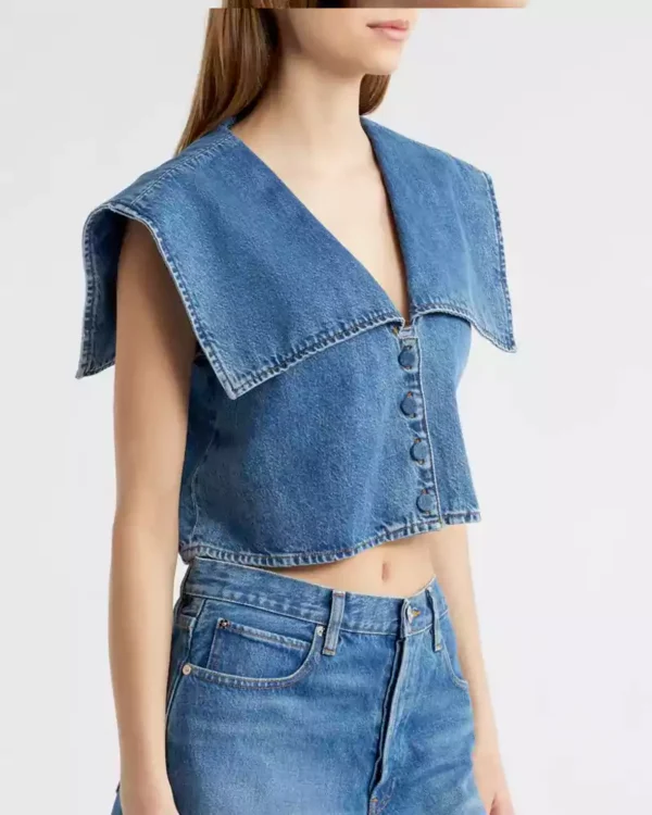 Denim top sexy