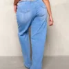Dest soft denim wide leg jeans