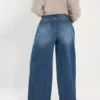 Dlue denim wide leg jeans