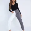 Grey denim pants