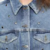Light blue denim jacket women