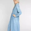 Light denim shirt dress
