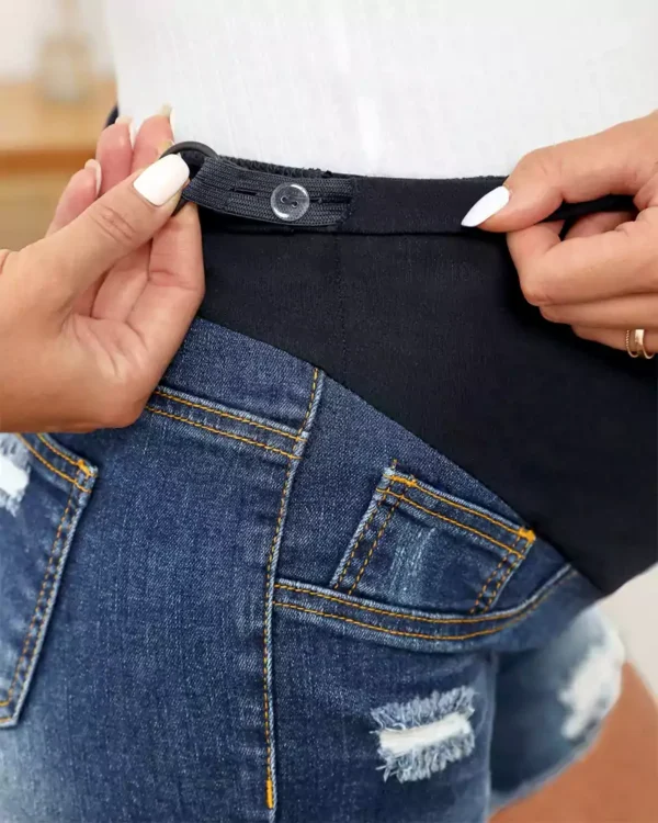 Maternity denim shorts Maternity denim shorts