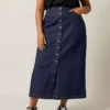 Maxi skirts denim