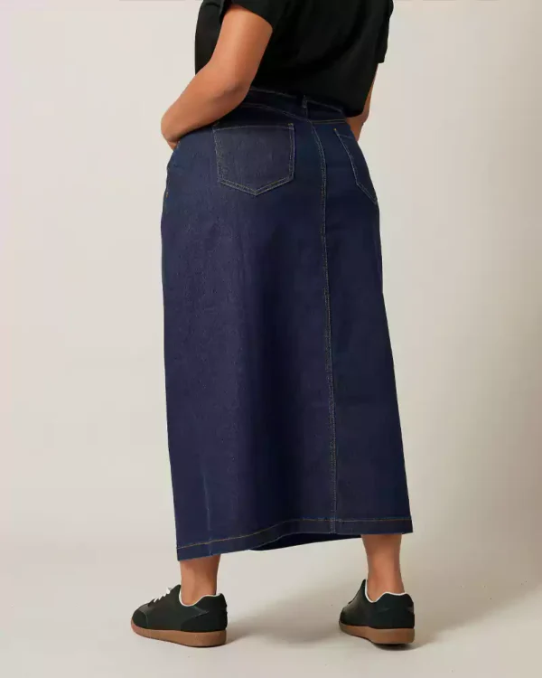 Maxi skirts denim