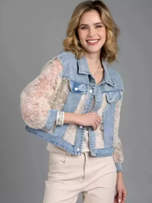 Perovskia denim and lace Perovskia denim and lace