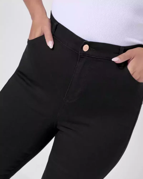 Plus size denim jeggings