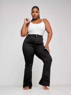 Plus size denim jeggings