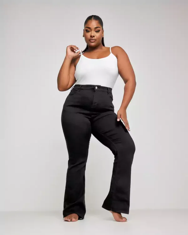 Plus size denim jeggings