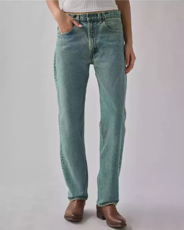 Premium essentials denim straight leg pants