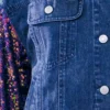 Sequin denim jacket