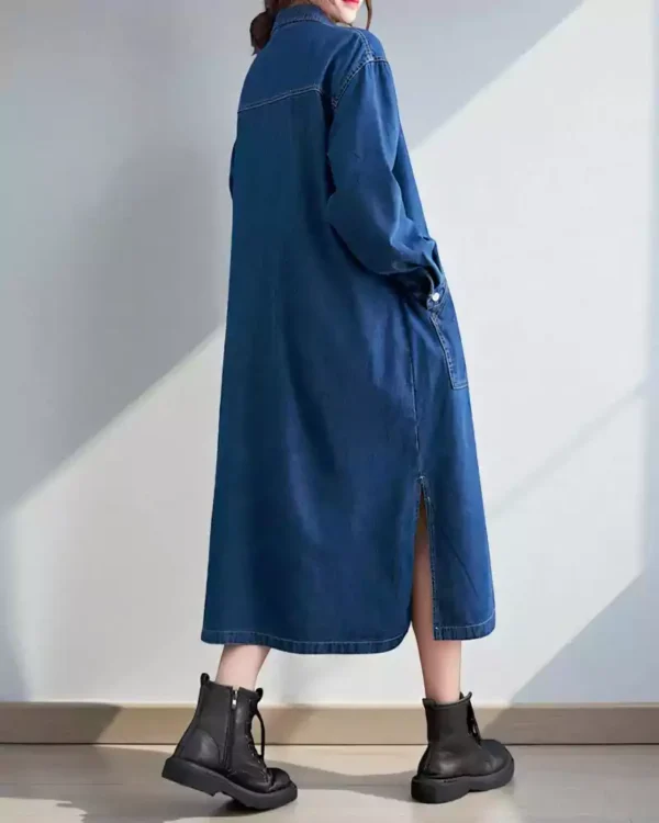 Shirt dress denim