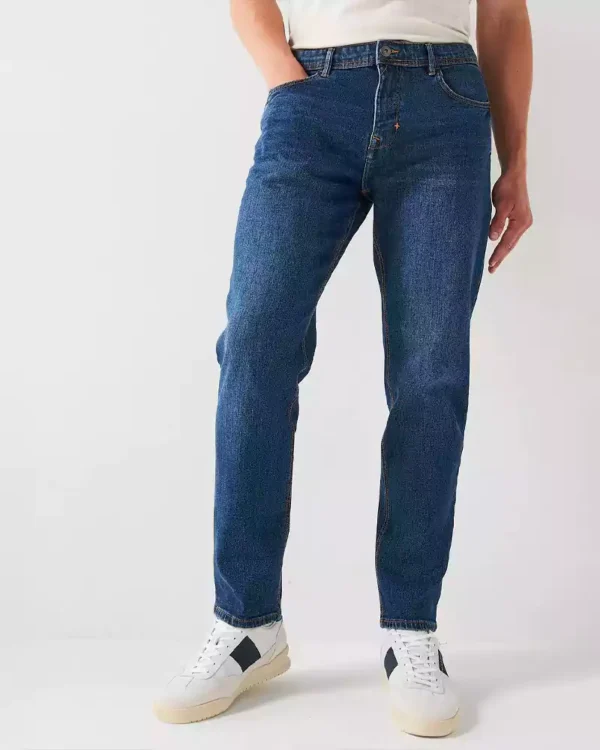 Stretch denim blazer