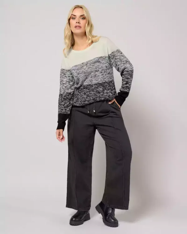 Wide leg jeans denim