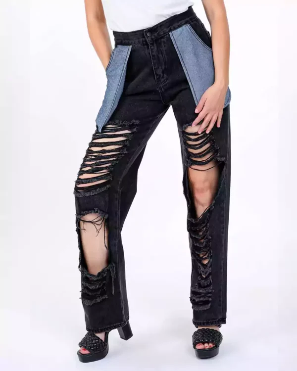 Baggy denim black jeans Baggy denim black jeans