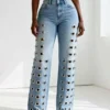 Baggy light blue denim jeans Baggy light blue denim jeans