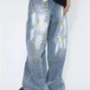 Baggy wide leg denim Baggy wide leg denim