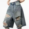 Below knee denim shorts Below knee denim shorts