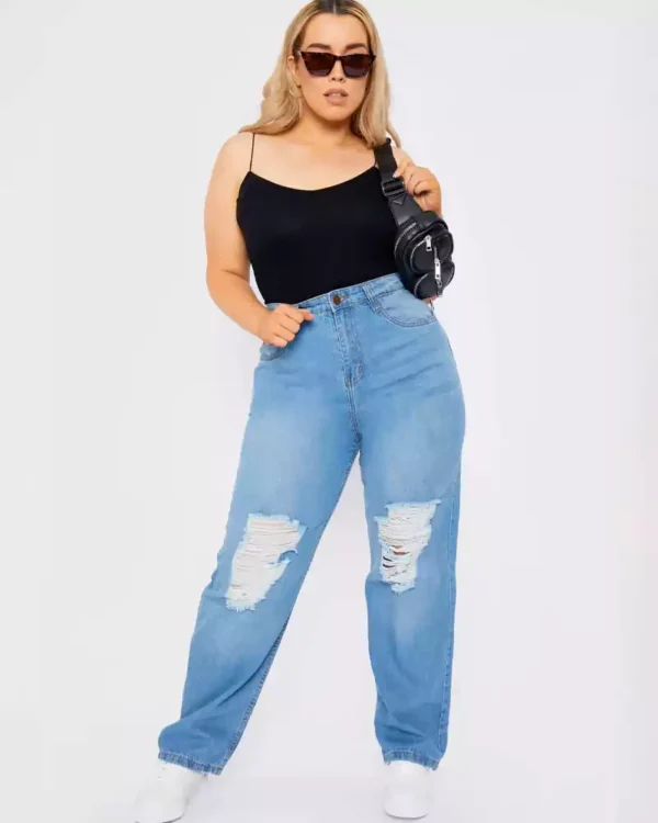 Big and tall ripped denim jeans Big and tall ripped denim jeans