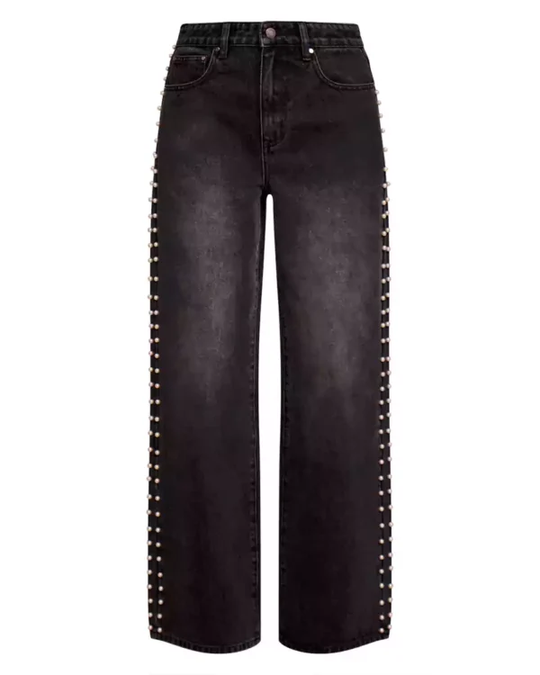 Black raw denim jeans Black raw denim jeans