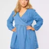 Bodycon plus size denim dress Bodycon plus size denim dress