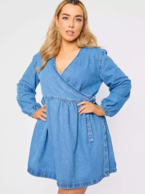 Bodycon plus size denim dress Bodycon plus size denim dress