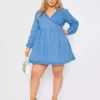 Bodycon plus size denim dress Bodycon plus size denim dress