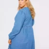 Bodycon plus size denim dress Bodycon plus size denim dress
