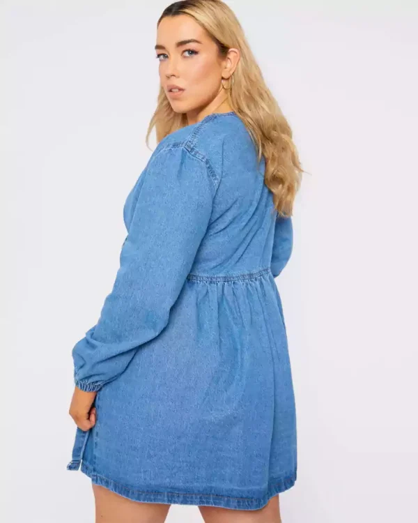Bodycon plus size denim dress Bodycon plus size denim dress
