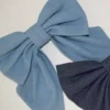 Denim bow