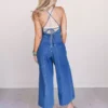 Denim jumpsuit heart back Denim jumpsuit heart back