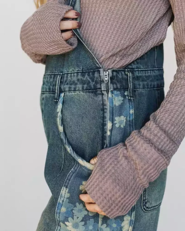 Denim jumpsuit overall