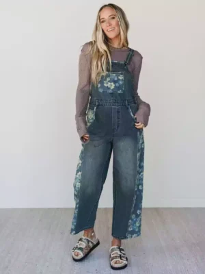 Denim jumpsuit overall