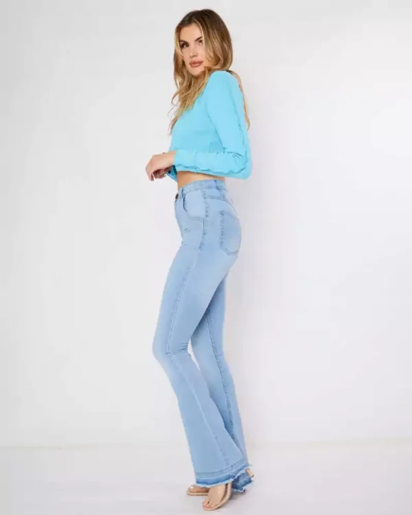 Denim stretch pants Denim stretch pants