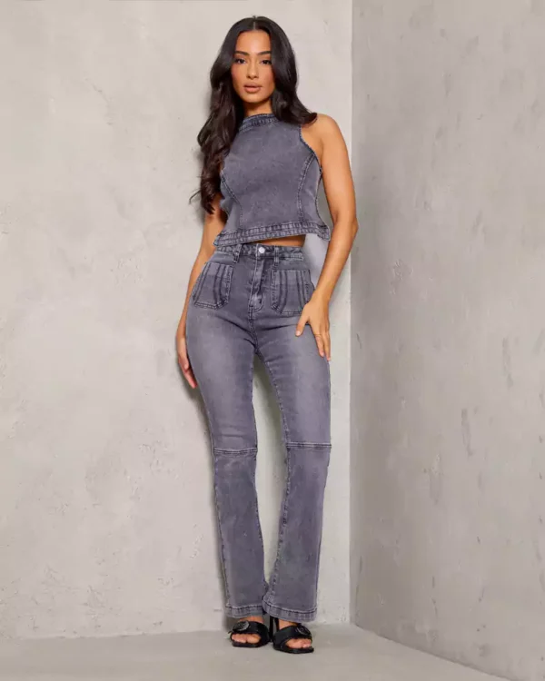 Denim summer tops for women