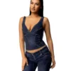 Denim top sexy Denim top sexy