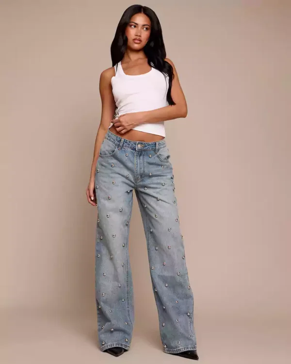Denim trousers pants for women Denim trousers pants for women