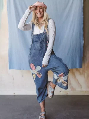 Denim vintage overalls