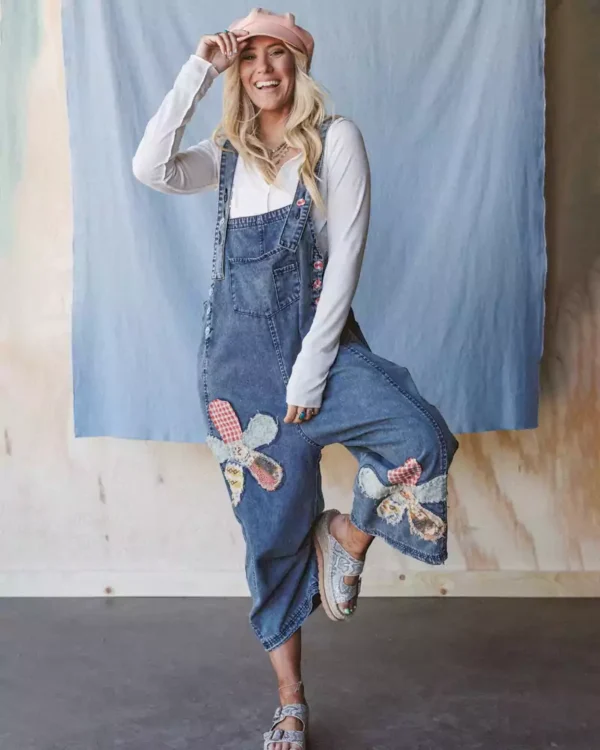 Denim vintage overalls