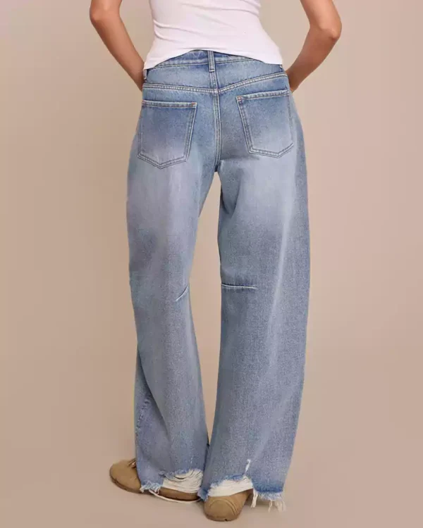 Distressed denim jeans womens