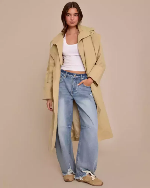 Distressed denim jeans womens