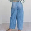 Drawstring denim pants Drawstring denim pants