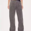 Gray denim pants