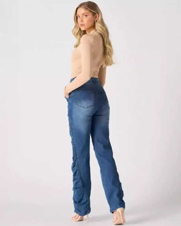 High waisted pants denim