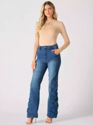 High waisted pants denim