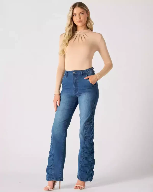 High waisted pants denim