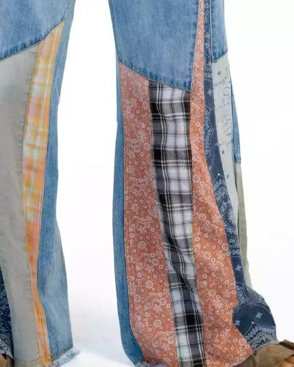 Patchwork jeans denim