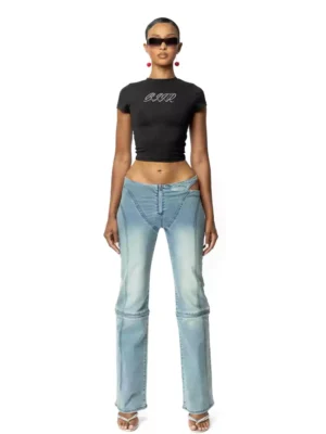 Skinny jeans blue denim