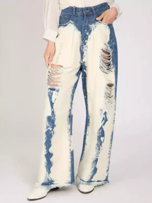 Tie dyeing denim Tie dyeing denim